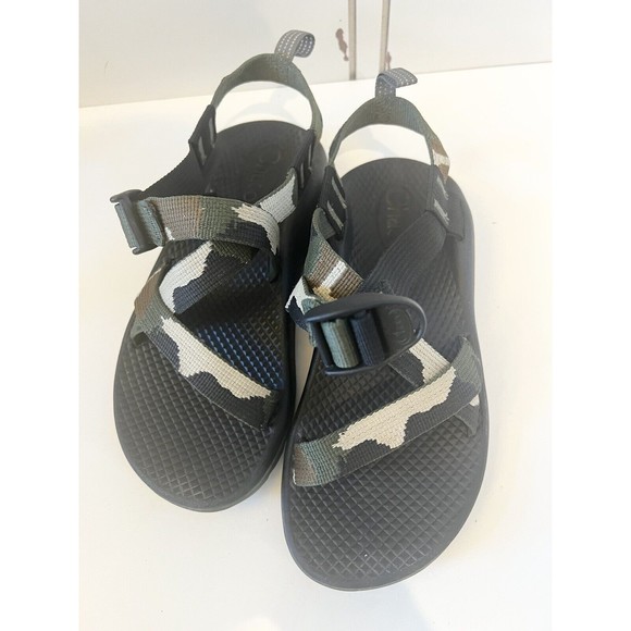 Chaco Kids Sandals in Black and Camouflage - Picture 2 of 7